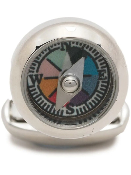  Paul Smith Compass-detail Cufflinks - Silver 