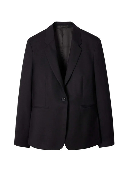  Paul Smith Contrast Collar Blazer - Black 
