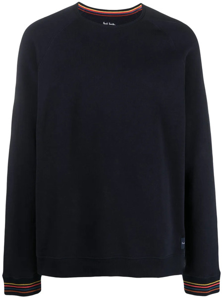  Paul Smith Contrasting-trim Sweatshirt - Blue 
