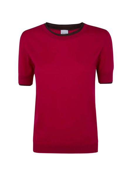  Paul Smith Contrasting-trim T-shirt - Red 