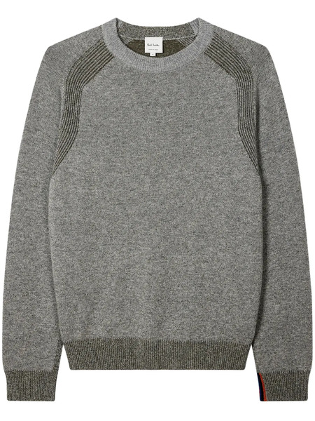  Paul Smith Crew-neck Lambswool Sweater - Grey 