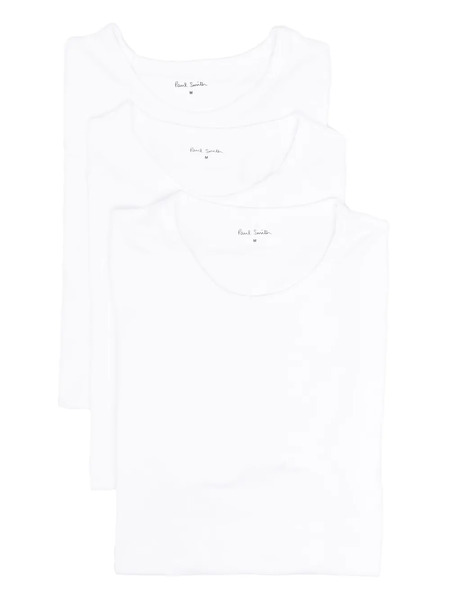 Paul Smith Crewneck T-shirt (pack Of Three) - White 