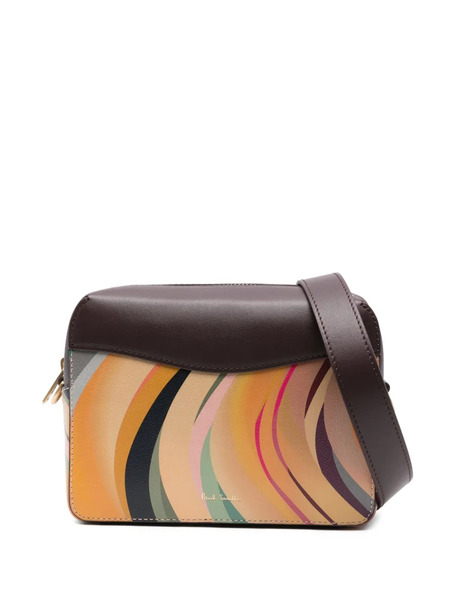  Paul Smith Dusky Swirl-pattern Leather Cross Body Bag - Brown 