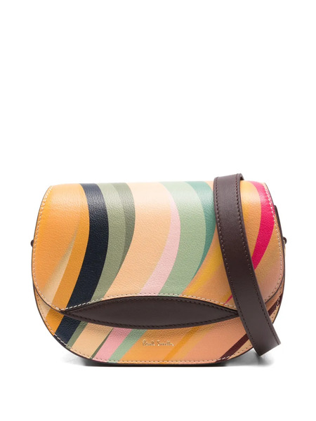  Paul Smith Dusky Swirl-pattern Leather Cross Body Bag - Brown 