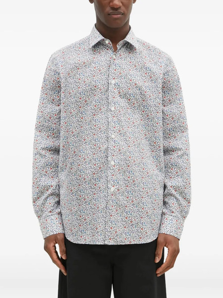  Paul Smith Floral Print Shirt - Blue 