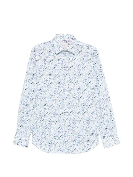  Paul Smith Floral Shirt - Blue 