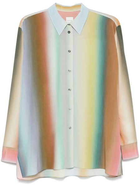  Paul Smith Gradient-print Shirt - Green 