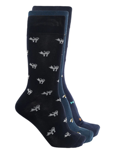  Paul Smith Intarsia-knit Socks - Blue 