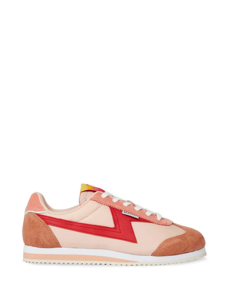  Paul Smith Jasmine Suede-appliqué Sneakers - Pink 