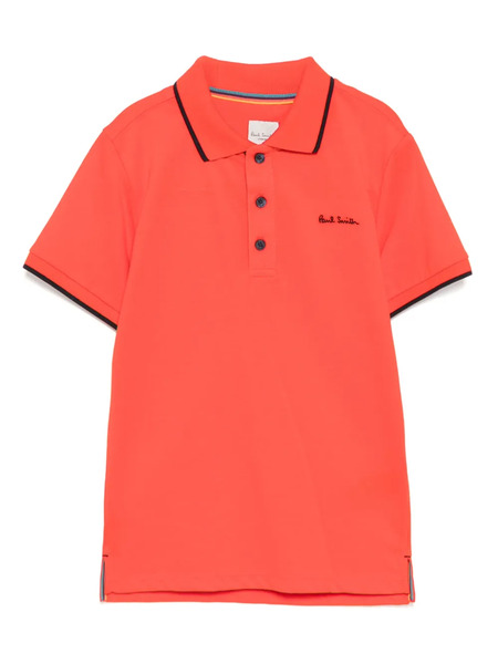  Paul Smith Junior Logo-embroidered Polo Shirt 