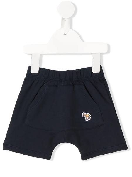  Paul Smith Junior Logo Embroidered Shorts - Blue 
