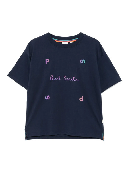  Paul Smith Junior Logo-print T-shirt - Blue 