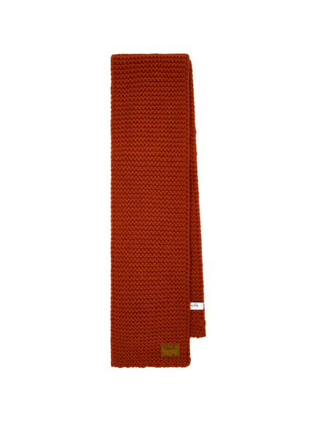  Paul Smith Knitted Wool Scarf - Orange 