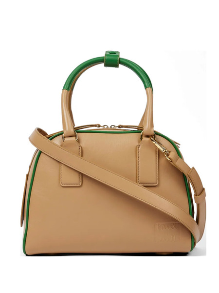  Paul Smith Leather Contrasting-trim Top-handle Bag - Neutrals 