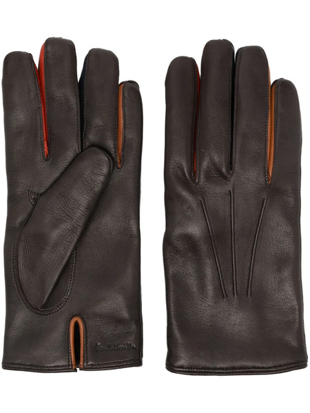  Paul Smith Leather Gloves - Brown 