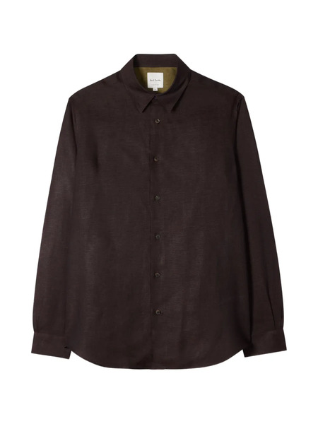  Paul Smith Linen Shirt - Brown 