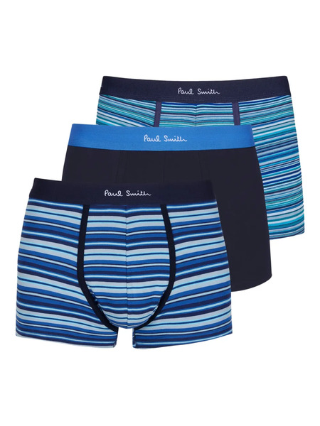  Paul Smith Logo-detail Elasticated Boxers (pack Of Three) - Black 
