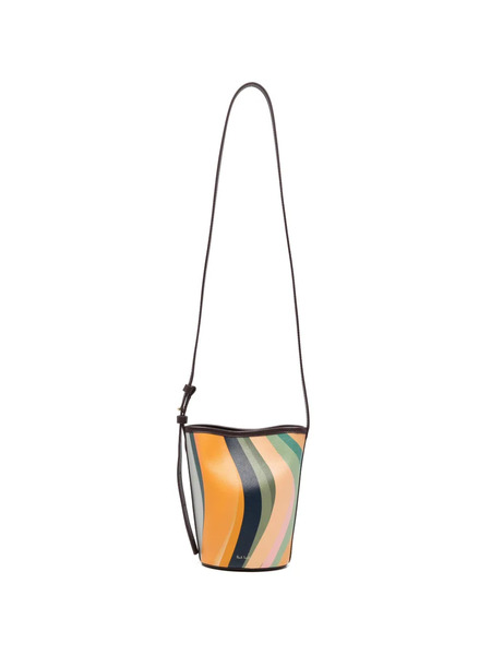  Paul Smith Mini Striped Bucket Bag - Neutrals 