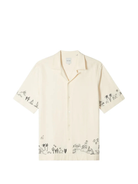  Paul Smith Pattern Shirt - Neutrals 