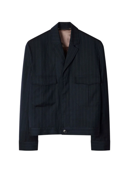  Paul Smith Pinstripe Pocket Jacket - Blue 