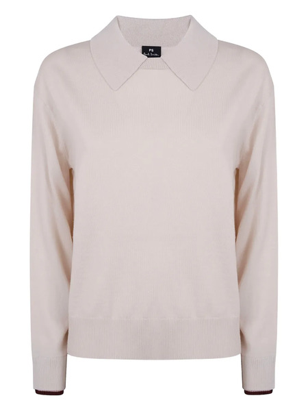  Paul Smith Polo-collar Wool Sweaters - Neutrals 