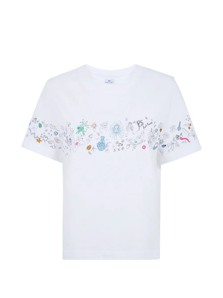  Paul Smith Printed T-shirt - White 