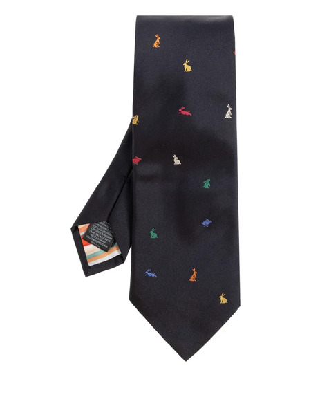  Paul Smith Rabbit Tie - Blue 