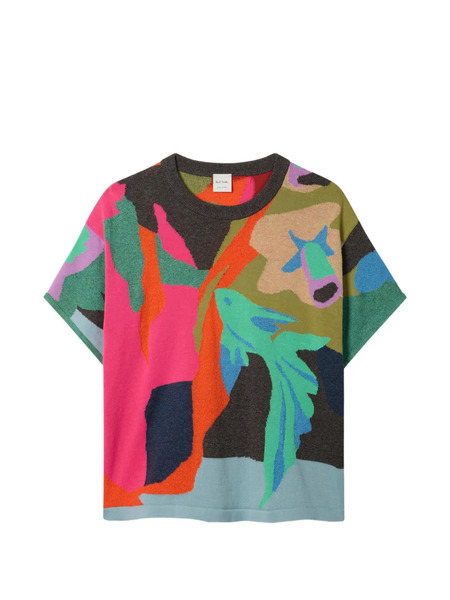  Paul Smith River Collage Short-sleeve T-shirt - Grey 