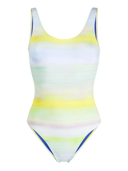  Paul Smith Round-neck Striped Swimsuit - Green 