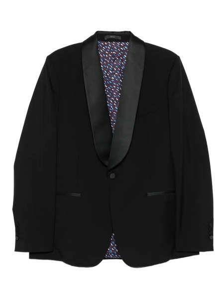  Paul Smith Shawl-lapels Wool-mohair Blend Dinner Jacket - Black 