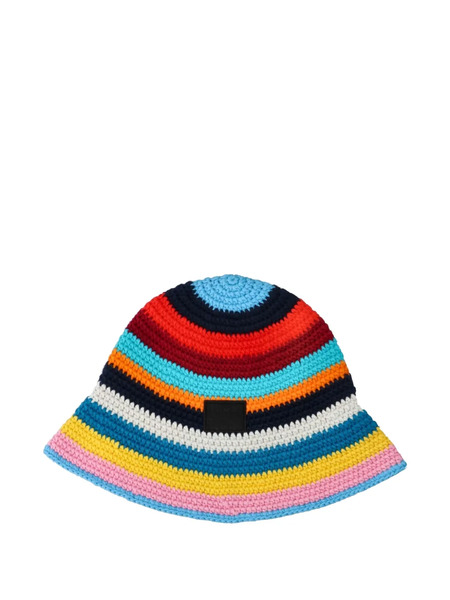  Paul Smith Signature Stripe Bucket Hat - Blue 