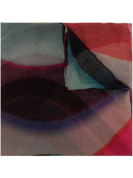  Paul Smith Silk Spray Swirl Scarf - Multicolour 