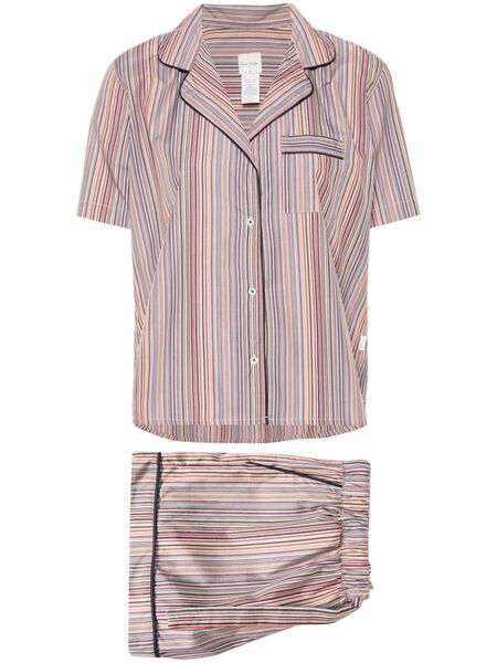  Paul Smith Stripe-print Two-piece Pajama Set - Blue 