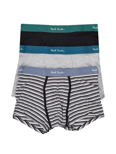 Paul Smith Striped Boxer Briefs (set Of Three) - Grey 