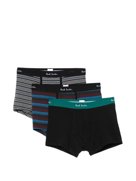  Paul Smith Striped Boxers (set Of Three) - Grey 