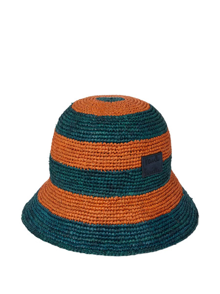  Paul Smith Striped Bucket Hat - Orange 