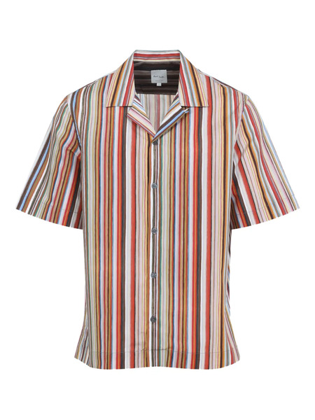  Paul Smith Striped-pattern Shirt - Red 