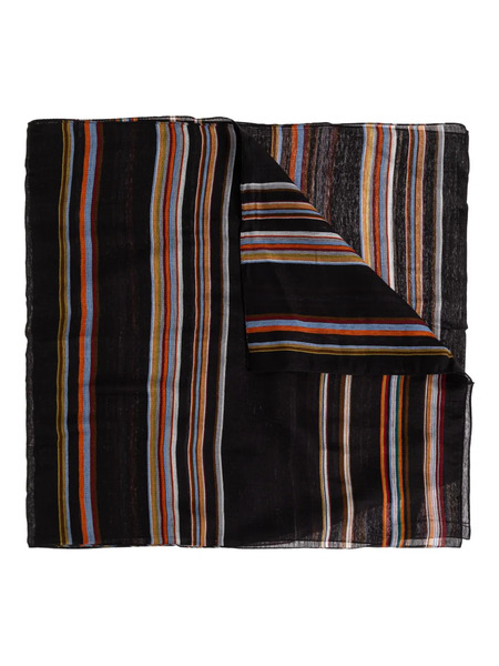  Paul Smith Striped Scarf - Black 