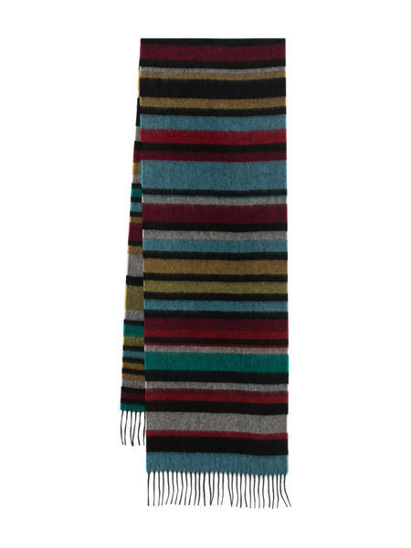  Paul Smith Striped Scarf - Blue 