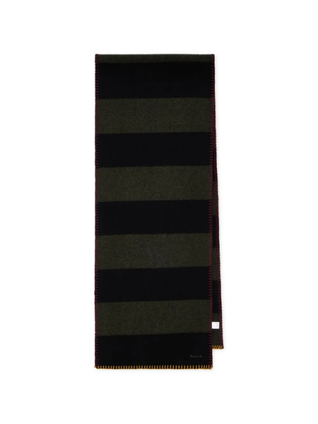  Paul Smith Striped Scarf - Green 