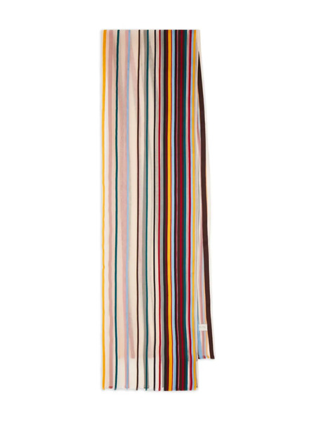  Paul Smith Striped Scarf - Neutrals 