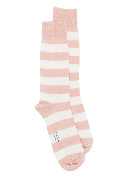  Paul Smith Striped Socks - Pink 