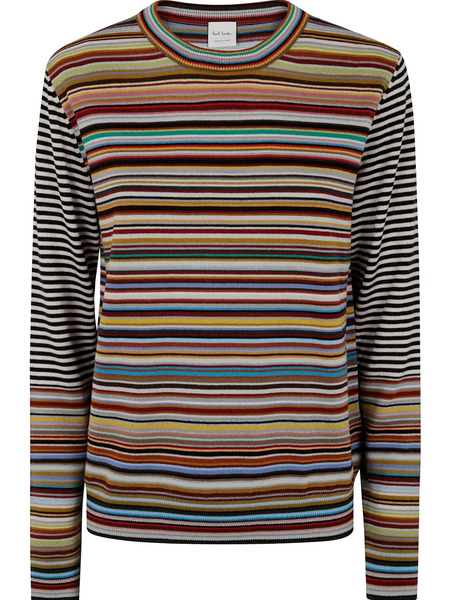  Paul Smith Striped Sweatshirt - Black 