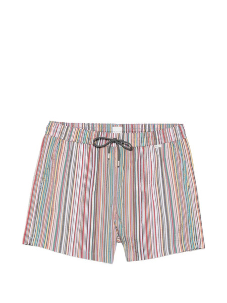  Paul Smith Striped Swim Shorts - Red 