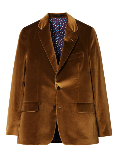  Paul Smith The Brierley Velvet Blazer - Brown 