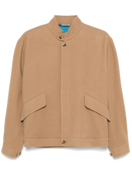  Paul Smith Wool Bomber Jacket - Brown 