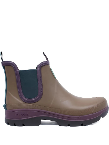  Paul Smith X Barbour Logo-patch Rain Boots - Brown 