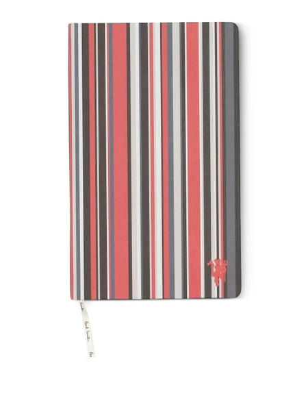  Paul Smith X Manchester United Signature Stripe Notebook - Red 