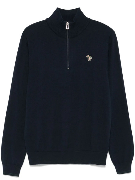  Paul Smith Zebra-motif Sweater - Blue 