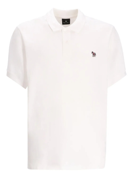  Paul Smith Zebra-patch Polo Shirt - White 